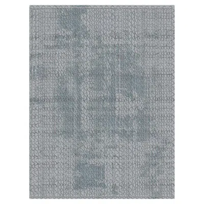 Pre-owned Ghidini 1961 Triple Waves Rectangular Gray Rug By Lorenza Bozzoli