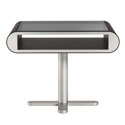 Pre-owned Ghidini 1961 Ufo Grey Wood Side Table By Lorenza Bozzoli In Gray