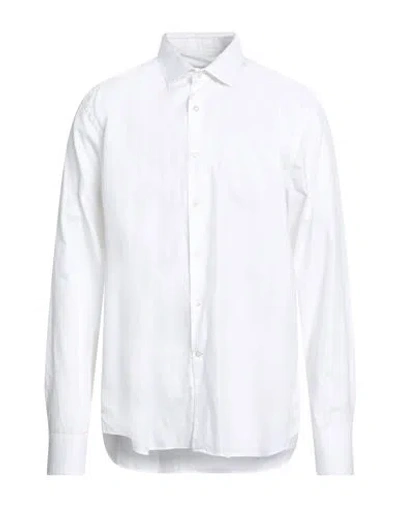 Ghirardelli Black Tie Man Shirt White Size 15 ¾ Cotton