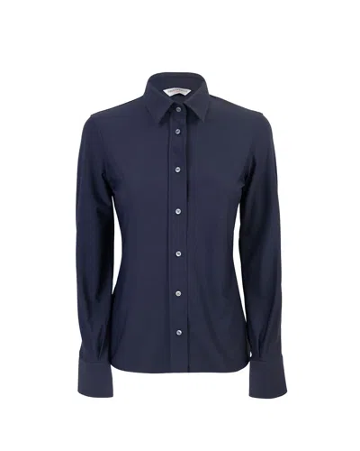 Ghirardelli Camicia Classica Elasticizzata Blu