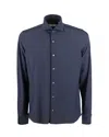 Ghirardelli Camicia Classica Elasticizzata Nera In Blue