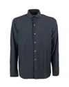 Ghirardelli Camicia Classica Elasticizzata Nera In Multi
