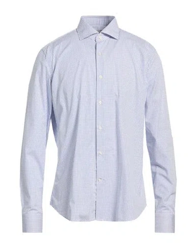 Ghirardelli Man Shirt Blue Size 17 Cotton