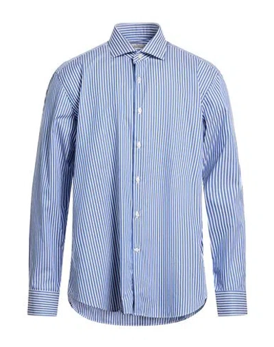 Ghirardelli Man Shirt Blue Size 17 ½ Cotton