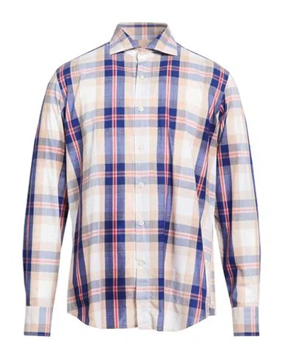 Ghirardelli Man Shirt Blue Size 17 Cotton