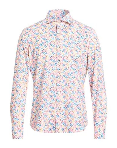 Ghirardelli Man Shirt Blue Size 17 ½ Cotton In Multi