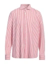 Ghirardelli Man Shirt Brick Size 17 ¾ Polyamide, Elastane In Red