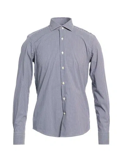 Ghirardelli Man Shirt Charcoal Size 17 Cotton, Polyamide, Elastane In Gray