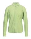Ghirardelli Man Shirt Green Size 15 ½ Polyamide, Elastane In Green
