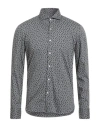 Ghirardelli Man Shirt Grey Size 16 Cotton