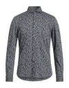 Ghirardelli Man Shirt Grey Size 17 ½ Cotton In Gray