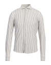 Ghirardelli Man Shirt Khaki Size 15 ½ Polyamide, Elastane In Beige
