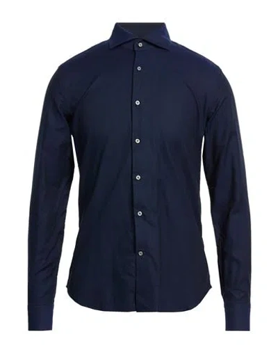 Ghirardelli Man Shirt Midnight Blue Size 15 ½ Cotton