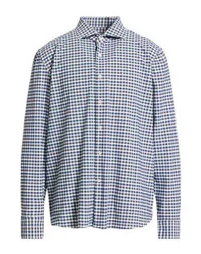 Ghirardelli Man Shirt Midnight Blue Size 17 ½ Polyamide, Elastane