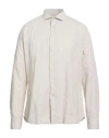 Ghirardelli Man Shirt Off White Size 17 ½ Cotton