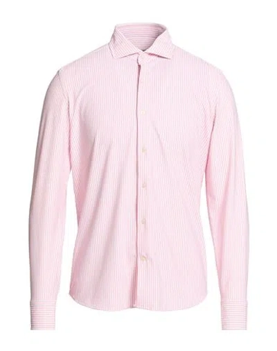 Ghirardelli Man Shirt Pink Size 15 ¾ Polyamide, Elastane