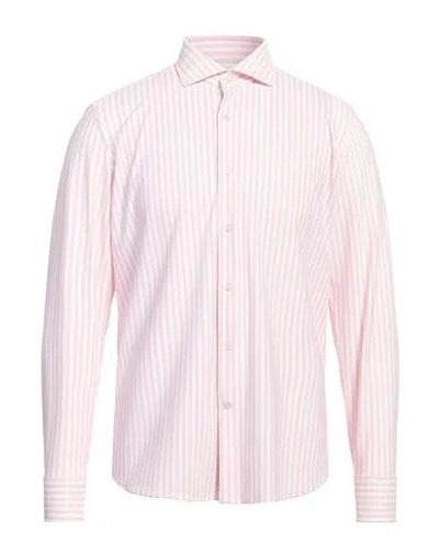 Ghirardelli Man Shirt Pink Size 16 ½ Polyamide, Elastane