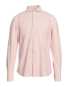 Ghirardelli Next Man Shirt Pink Size 17 Polyamide, Elastane In Pink