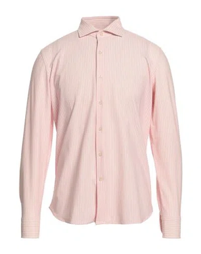 Ghirardelli Next Man Shirt Pink Size 17 Polyamide, Elastane