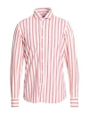 Ghirardelli Man Shirt Red Size 17 ½ Polyamide, Elastane