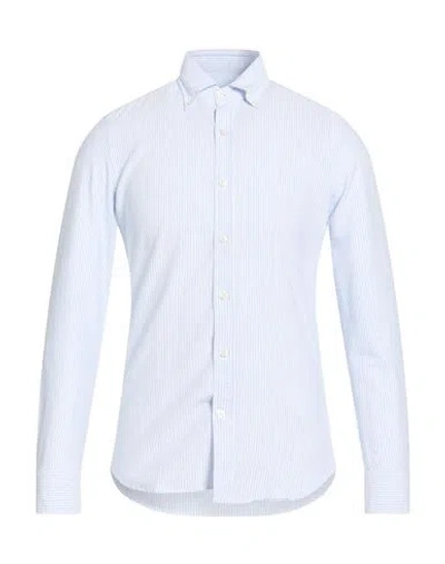 Ghirardelli Man Shirt Sky Blue Size 16 Cotton