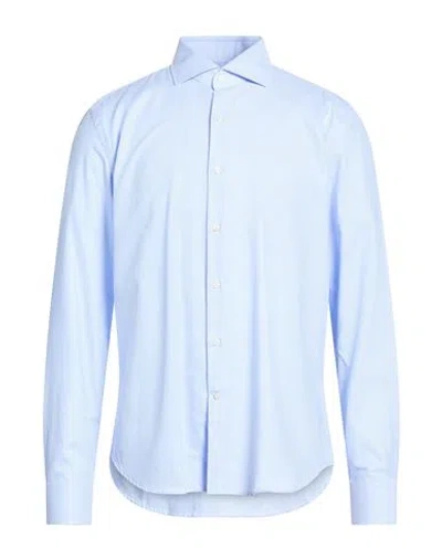 Ghirardelli Man Shirt Sky Blue Size 16 ½ Cotton