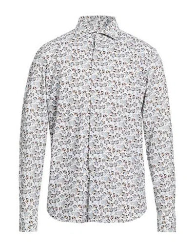 Ghirardelli Man Shirt Sky Blue Size 16 ½ Polyamide, Elastane