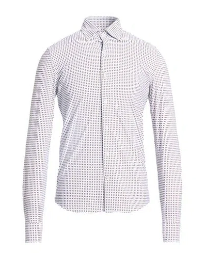 Ghirardelli Man Shirt White Size 15 Polyamide, Elastane
