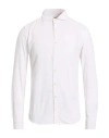 Ghirardelli Man Shirt White Size 17 Cotton