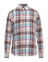 Ghirardelli Man Shirt White Size 17 Linen In White