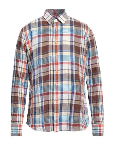 Ghirardelli Man Shirt White Size 17 Linen