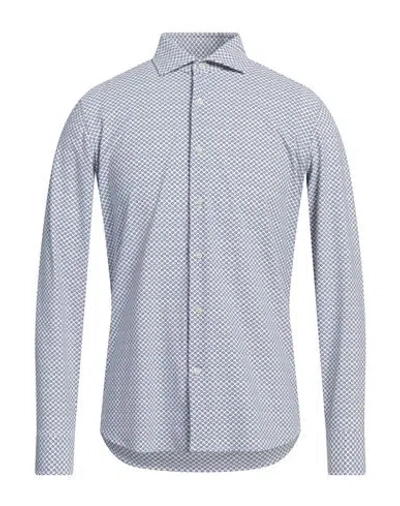 Ghirardelli Man Shirt White Size 17 Polyamide, Elastane
