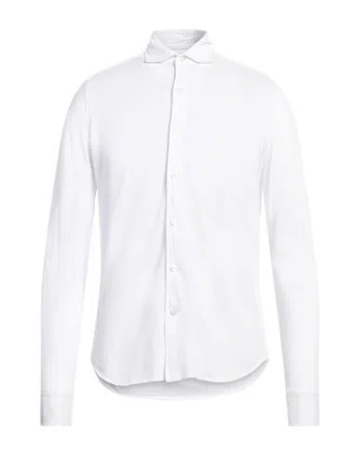 Ghirardelli Man Shirt White Size M Cotton