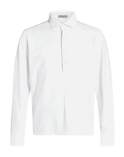 Ghirardelli Next Man Polo Shirt White Size S Polyamide, Elastane