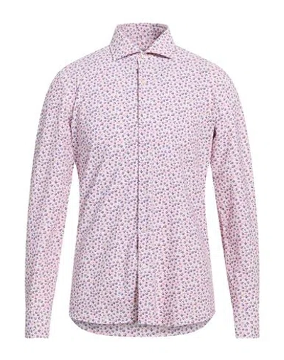 Ghirardelli Next Man Shirt Antique Rose Size 16 Polyamide, Elastane In Purple