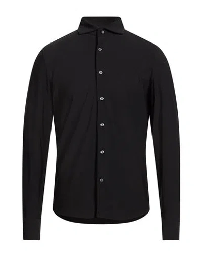 Ghirardelli Next Man Shirt Black Size 15 ½ Polyamide, Elastane