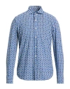 Ghirardelli Next Man Shirt Blue Size 15 ¾ Polyamide, Elastane