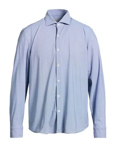 Ghirardelli Next Man Shirt Blue Size 15 ½ Polyamide, Elastane