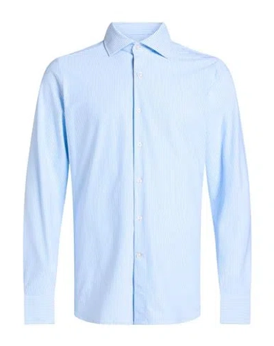 Ghirardelli Next Man Shirt Bright Blue Size 15 Polyester, Elastane