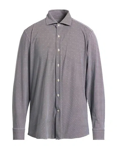 Ghirardelli Next Man Shirt Dark Brown Size 17 Polyamide, Elastane