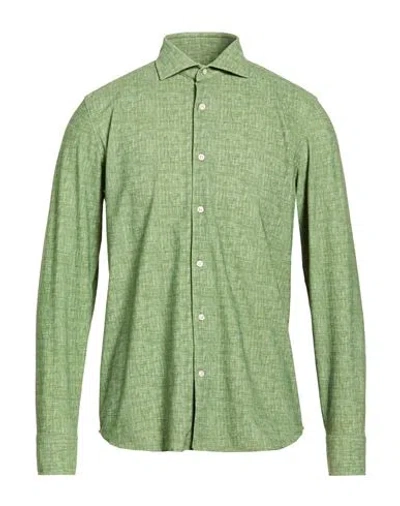 Ghirardelli Next Man Shirt Green Size 17 ½ Polyamide, Elastane