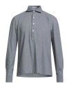 Ghirardelli Next Man Shirt Grey Size L Polyamide, Elastane In Gray
