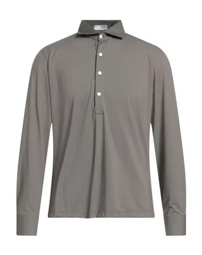 Ghirardelli Next Man Shirt Lead Size Xl Polyamide, Elastane In Gray