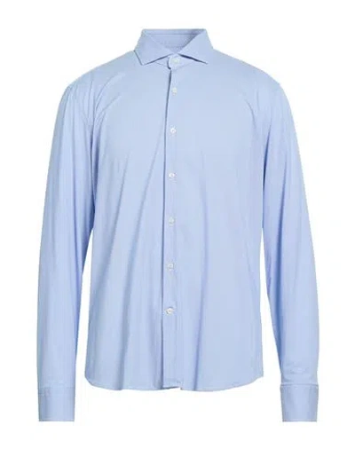 Ghirardelli Next Man Shirt Light Blue Size 17 ½ Polyamide, Elastane