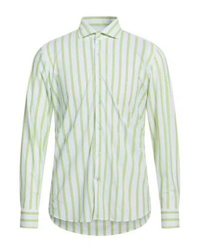 Ghirardelli Next Man Shirt Lime Green Size 17 ½ Polyamide, Elastane