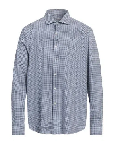 Ghirardelli Next Man Shirt Midnight Blue Size 17 ¾ Polyamide, Elastane