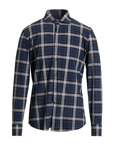 Ghirardelli Next Man Shirt Midnight Blue Size 17 Polyamide, Elastane