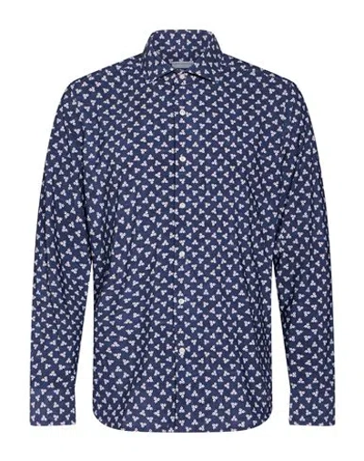 Ghirardelli Next Man Shirt Midnight Blue Size 17 ½ Polyester, Elastane