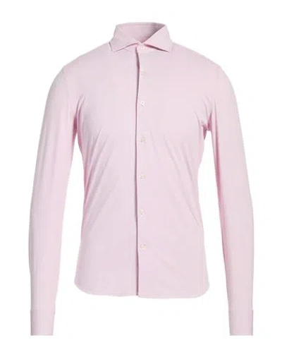 Ghirardelli Next Man Shirt Pink Size 15 Polyamide, Elastane