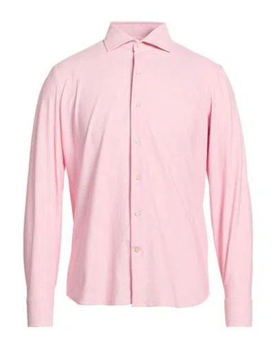 Ghirardelli Next Man Shirt Pink Size 16 ½ Polyamide, Elastane